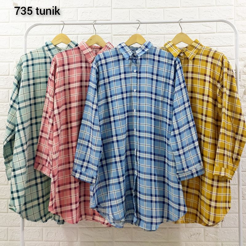 TUNIK IMPORT BAHAN SYAKILA PREMIUM / WANITA / PAKAIAN / FASHION / BORDIR / BUNGA / KATUN / IMPORT / 