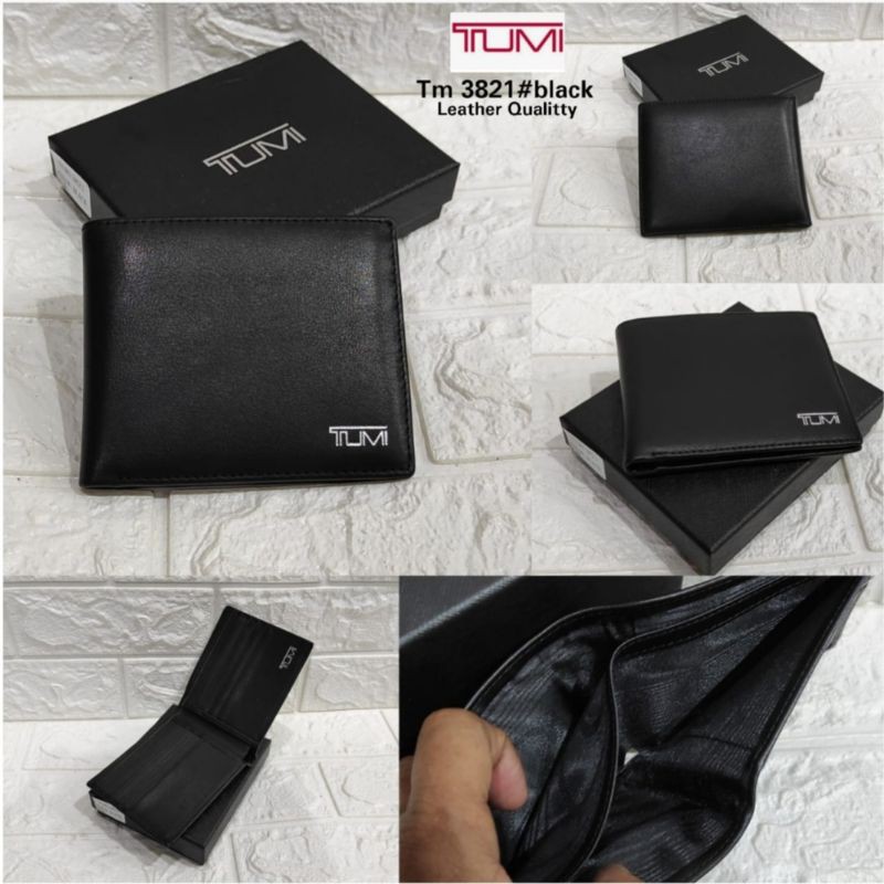 Dompet TUMI Men Wallet Leather/Dompet Kulit Asli Impor