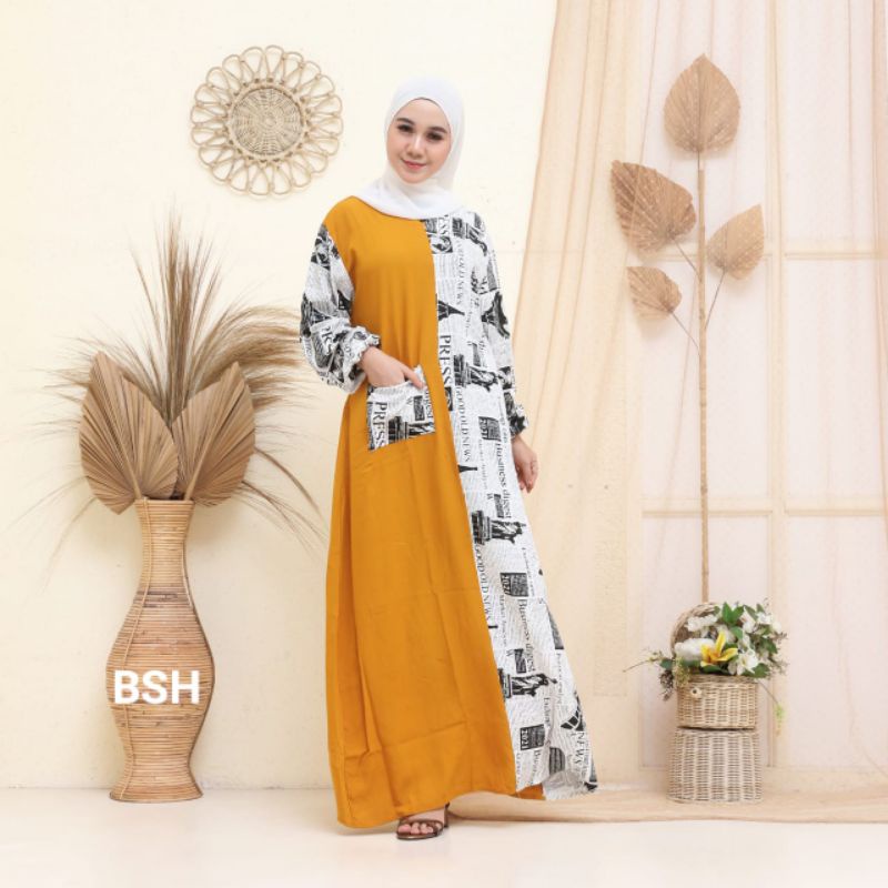 gamis koran busui/ gamis Arab koran/ longdres rayon koran/ gamis rayon koran/ gamis koran terbaru/ g