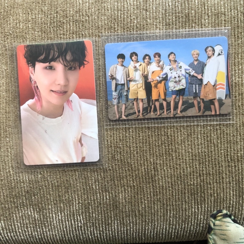PHOTOCARD BTS SUGA YOONGI GRUP BUTTER PEACHES CREAM