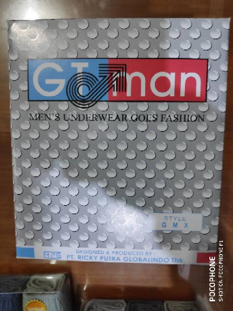 CELANA DALAM GT MAN GMX  /  CD GT MAN GMX / CELANA DALAM PRIA  GTMAN ISI 3 /MYSTY KATUN PASTI ORI, PASTI READY, 3 PCS