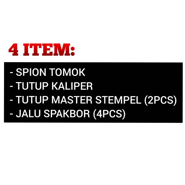 AKSESORIS NMAX VARIASI NMAX VARIASI MOTOR NMAX SPION TOMOK JALU SPAKBOR MOTOR NMAX(4ITEM) YAMAHA