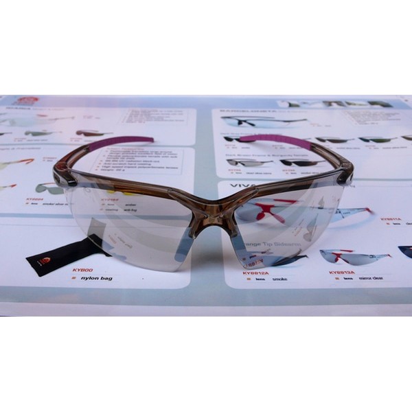 Kacamata Safety KING'S KY 733 Clear / Silver Mirror Lens