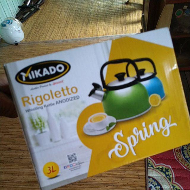 Maspion Teko Bunyi Whistling Kettle Rigoletto Maspion Alcor Teko Siul  2,5l 3l 3,5l 5l- Warna Random