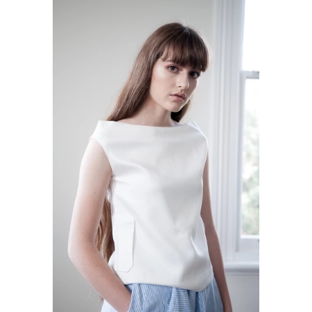 Hello Parry Sabe Structured Off The Shoulder Top