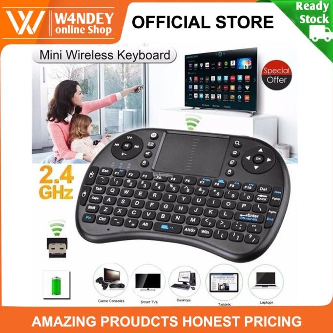Remote Keyboard Smart TV Bluetooth Touchpad Samsung Mi XIaomi LG Sony Termurah