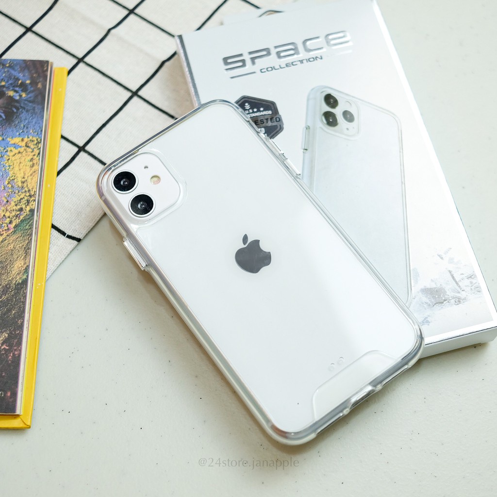 [ TomCases] CASE IPHONE S.P.A.C.E MILITARY DROP RESISTANCE| IMPACT SPACE MILITARY | SPACE CASE-Bening