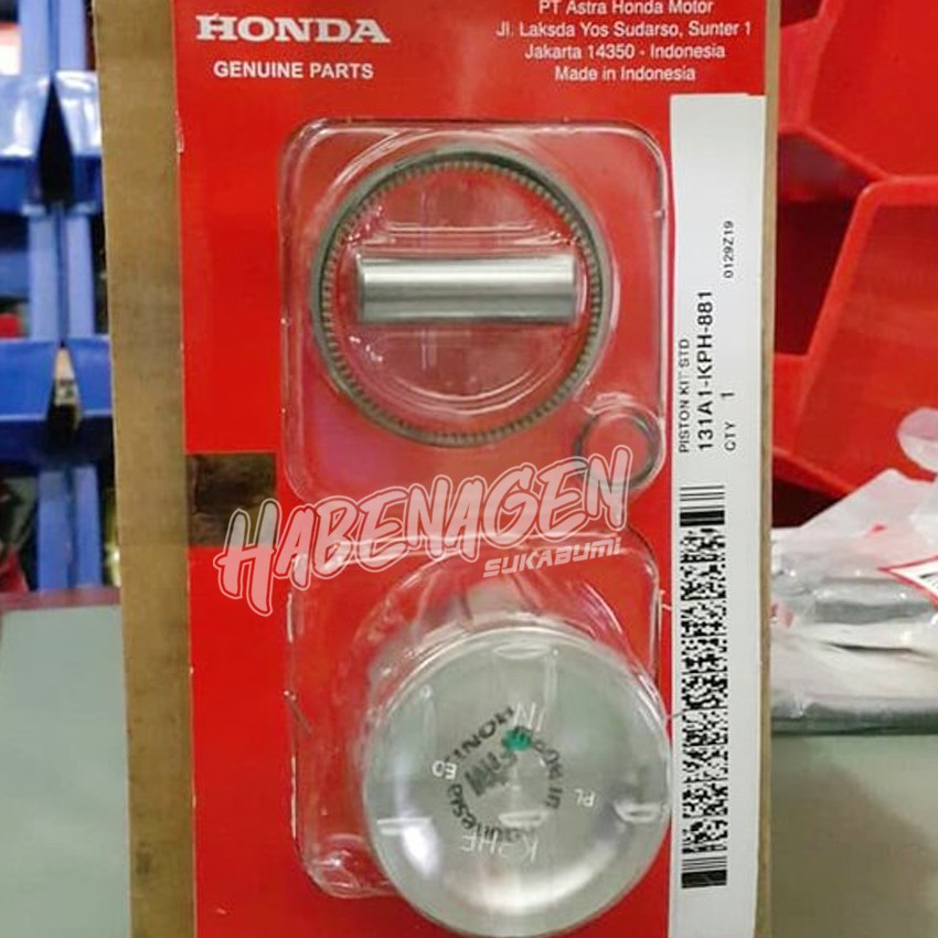 seher seker piston kit ring set karisma kirana supra x 125 lama batman os 0 standar STD ORI AHM HGP