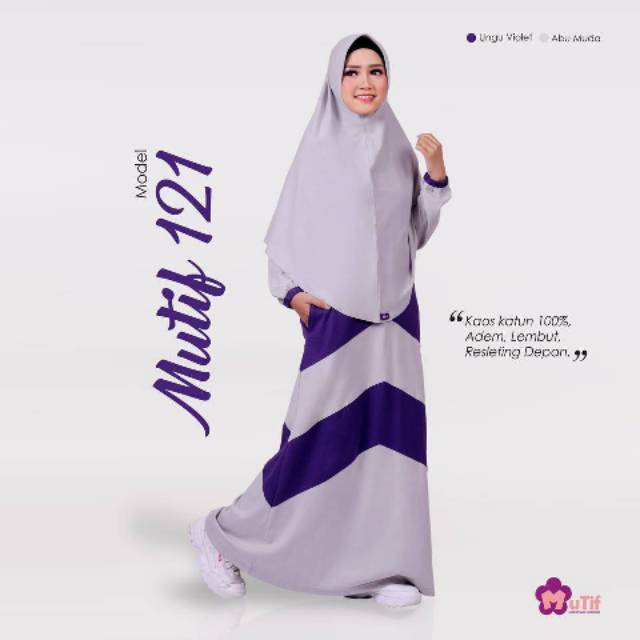 Gamis Bahan Kaos Original MUTIF 121