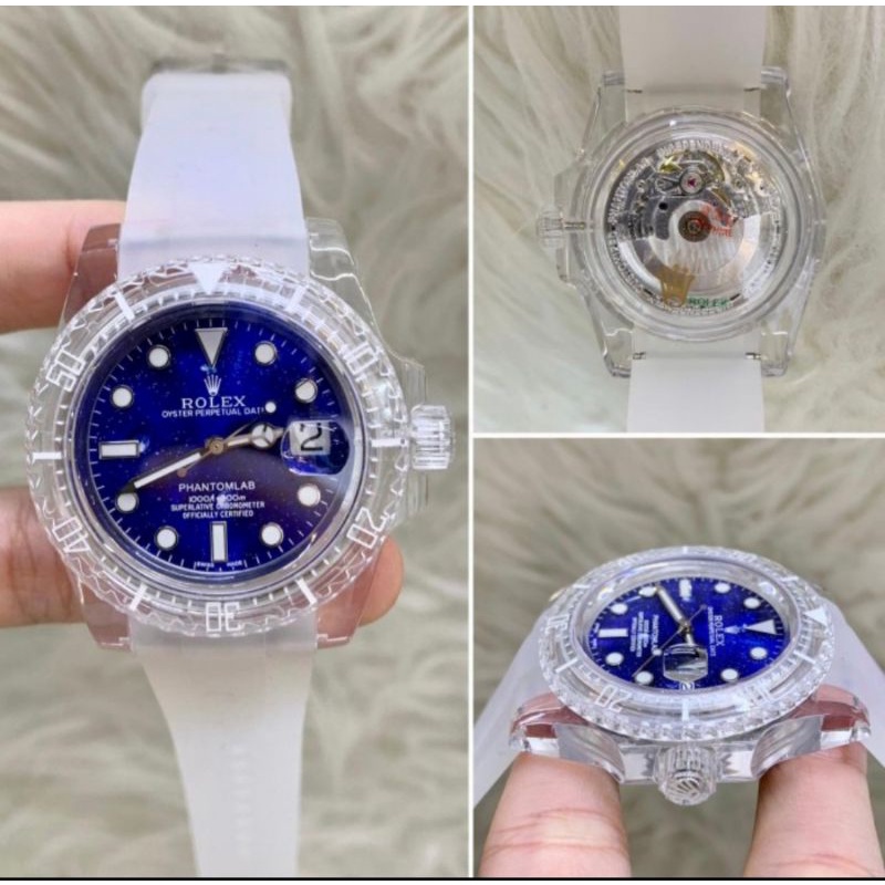 jam tangan pria rolex limited edition swiss good quality garansi 2 tahun full set box original