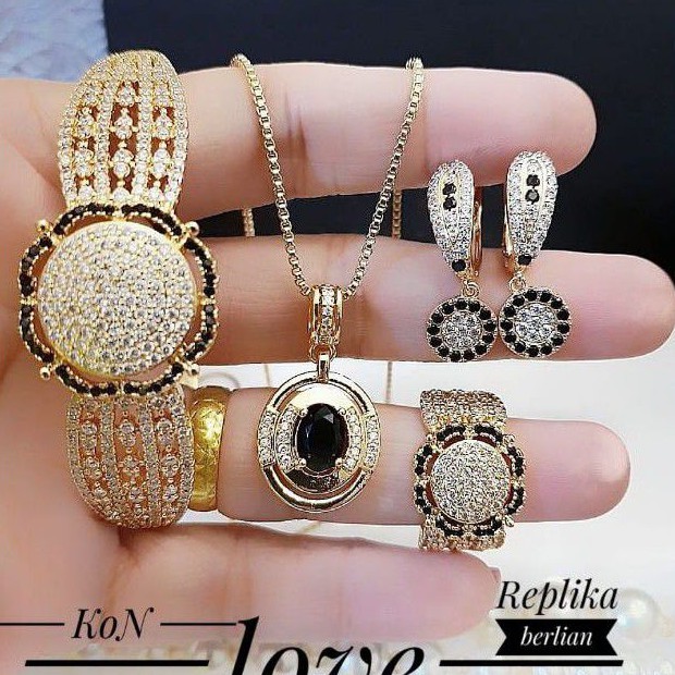 xuping set perhiasan lapis emas 24k 1122m