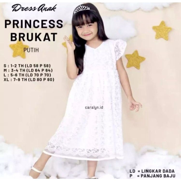 COD Gaun Anak Perempuan / Gaun Pesta Anak / Gamis Anak Perempuan / Dress Anak Mutiara