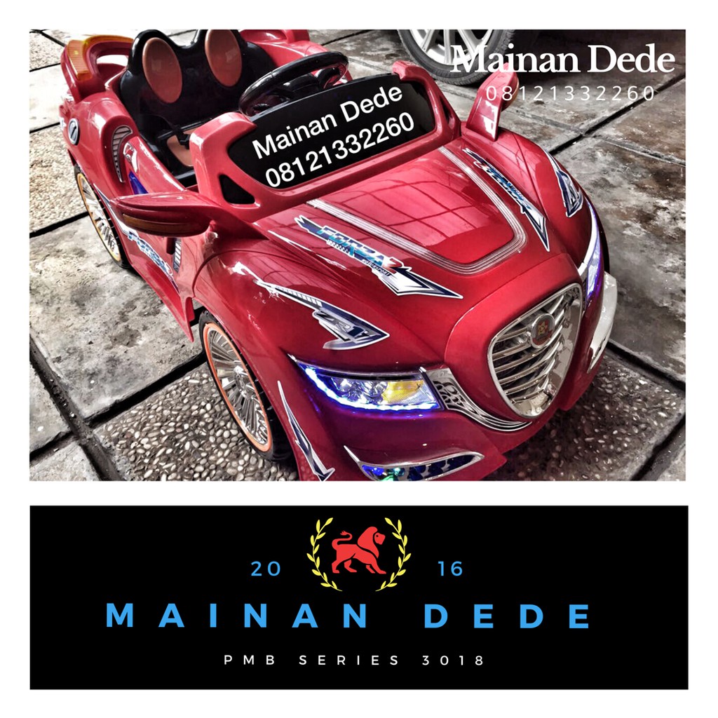 Mainan Anak Mobil Aki tipe PMB 3018 (2 KURSI) MURAH
