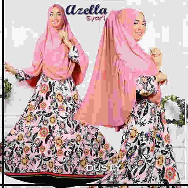 Gamis Azella Syar'i busana muslim ready stock