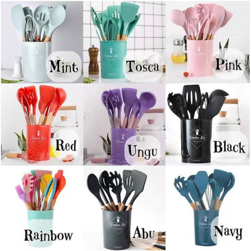 Kitchen Set Sutil Silicone Set / Spatula Silicone Set / Sutil Centil