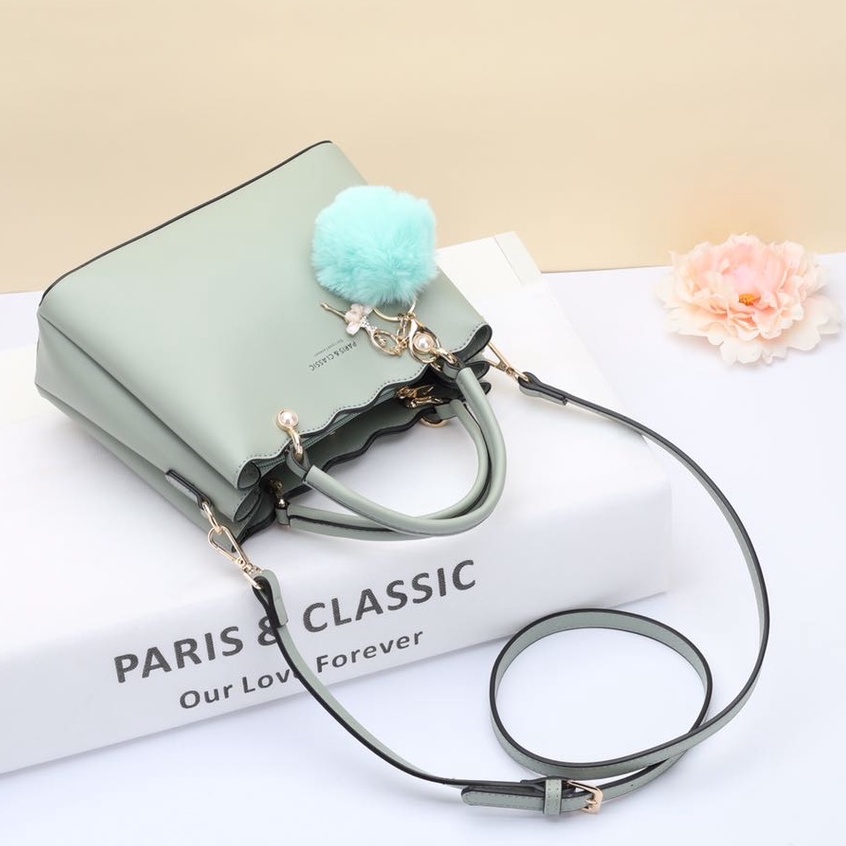 Paris Classic Tas Wanita Import Branded Original Terbaru Handbag Selempang Wanita Top Handle Bag Tas Fashion Wanita Import [PC 93315]