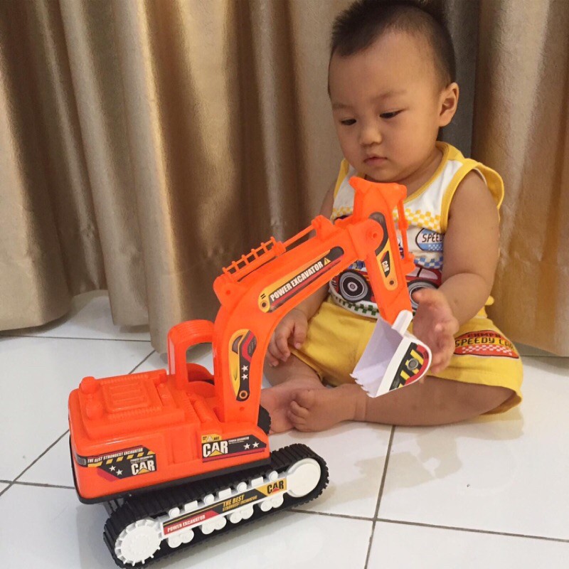 Excavator size jumbo mainan truck mobil mobilan