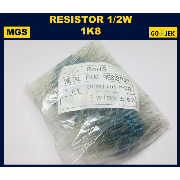 Resistor 1/2w 1K8 5%