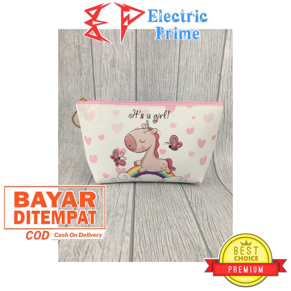 Pouch Make Up Serbaguna Tas Kecil Aksesoris Waterproof Kosmetik Travel Bag Mini 0005