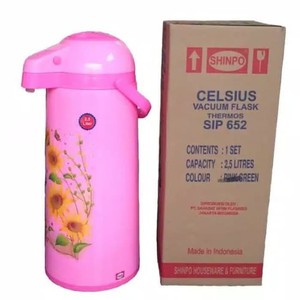 SHINPO Thermos Air Panas &amp; Dingin Kapasitas 2.5 L Celcius Vacuum Flask Termos SIP-652