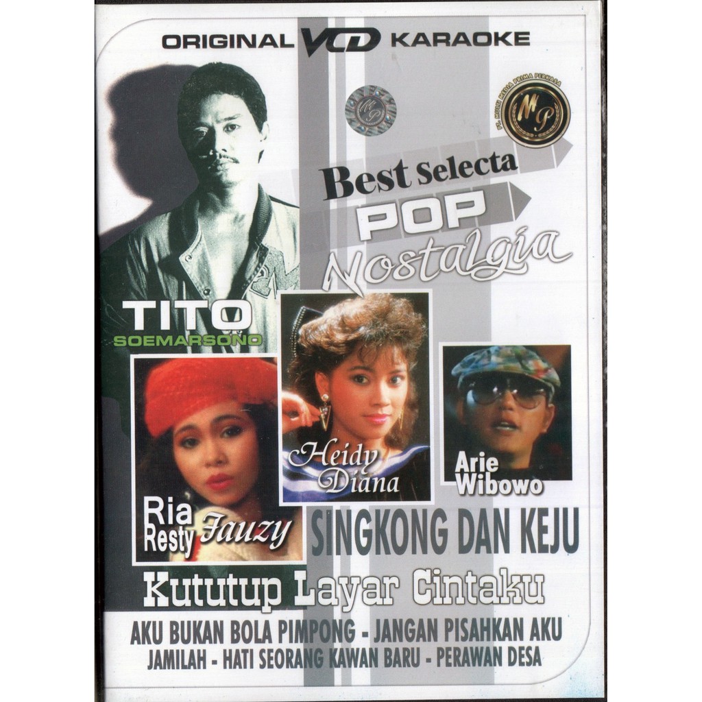 VCD KARAOKE BEST SELECTA POP NOSTALGIA