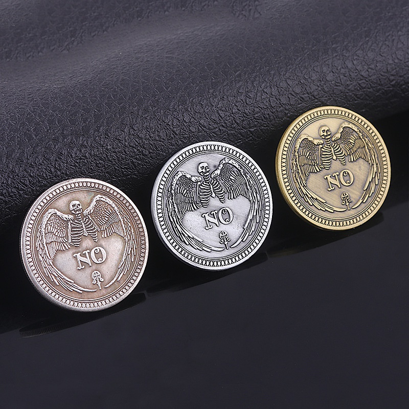 Punk Party Magic Skull Pattern Coin Retro Commemorative Coin / Game Coin