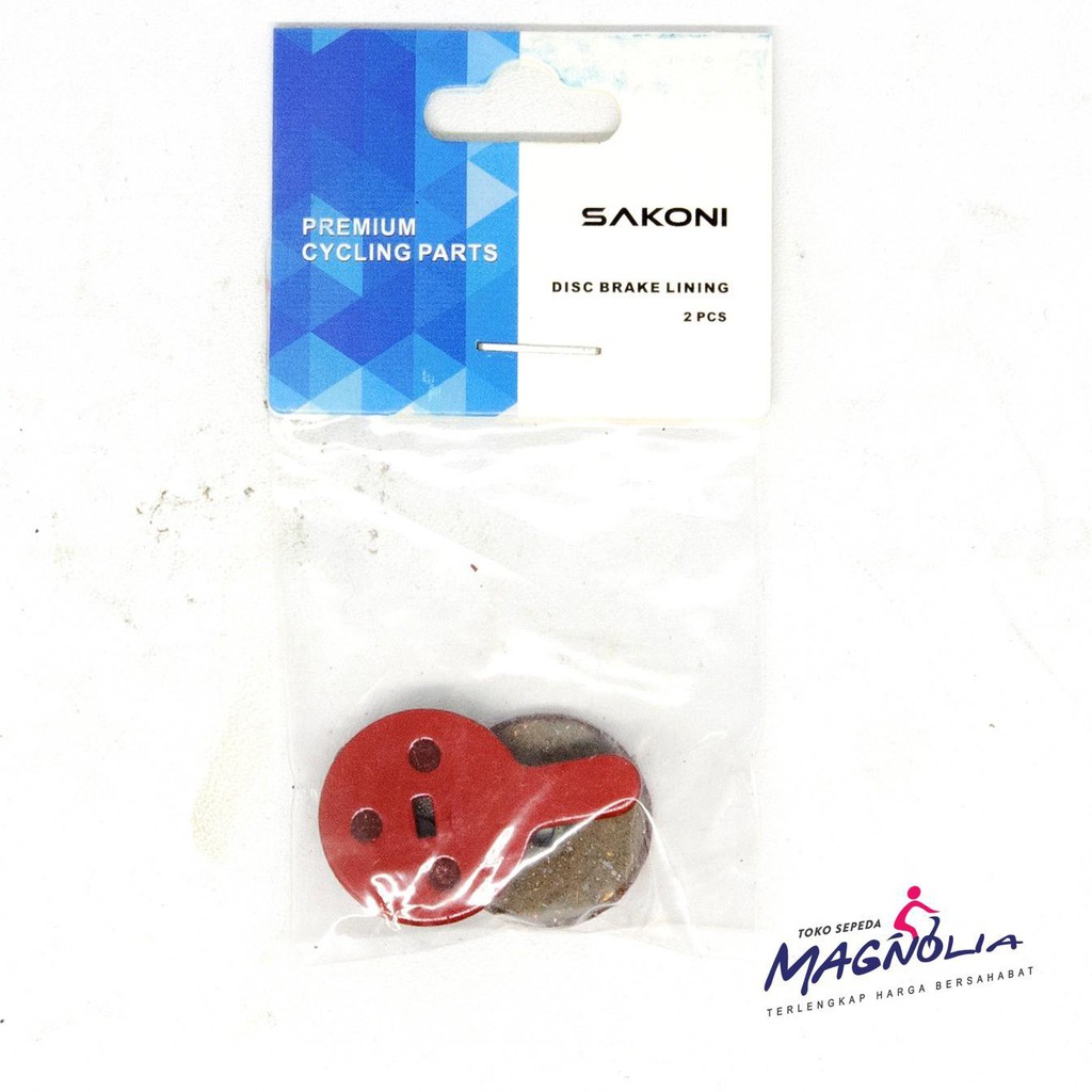 Basicϟmurah Magnolia Bantalan / Kampas Rem Cakram Sepeda MTB / Gunung / Brake Pad - Model Bulat