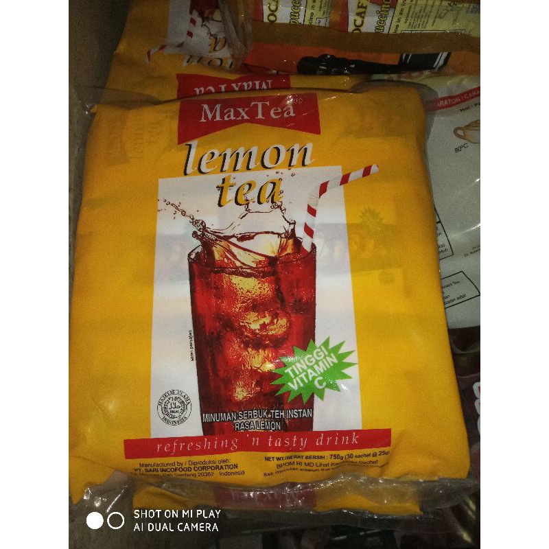 

Maxtea lemon tea per pak