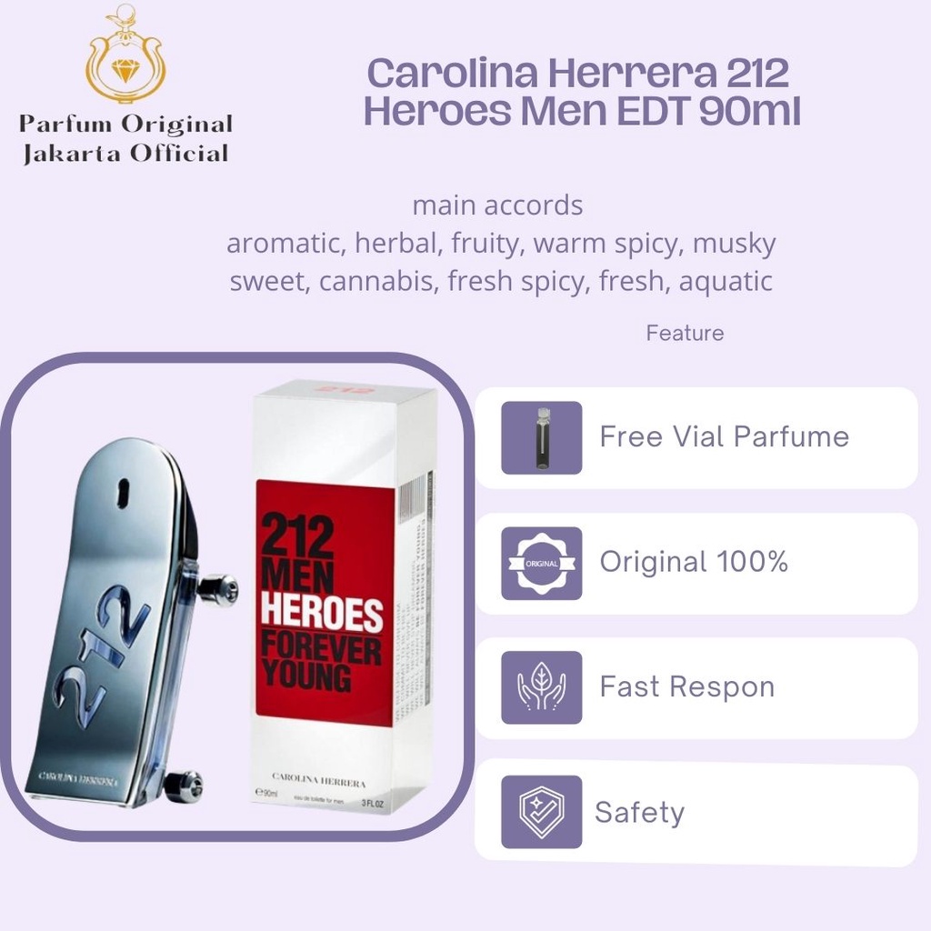 Parfum Parfume Perfume Asli Perawatan Kecantikan Original Import Branded Pria Laki Laki Cowok Caroli