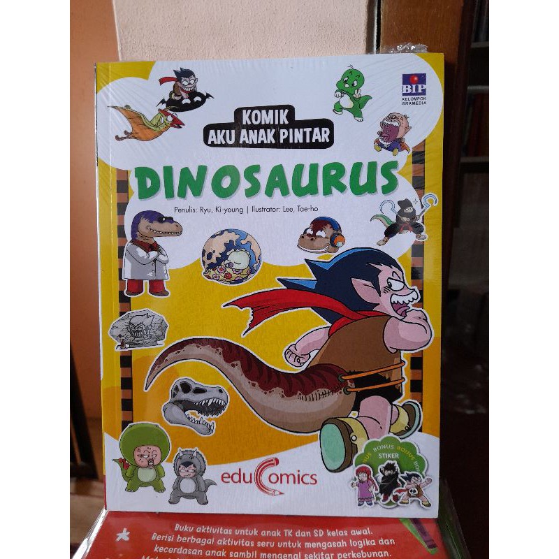 

KOMIK AKU ANAK PINTAR DINOSAURUS BONUS STIKER EDUCOMICS