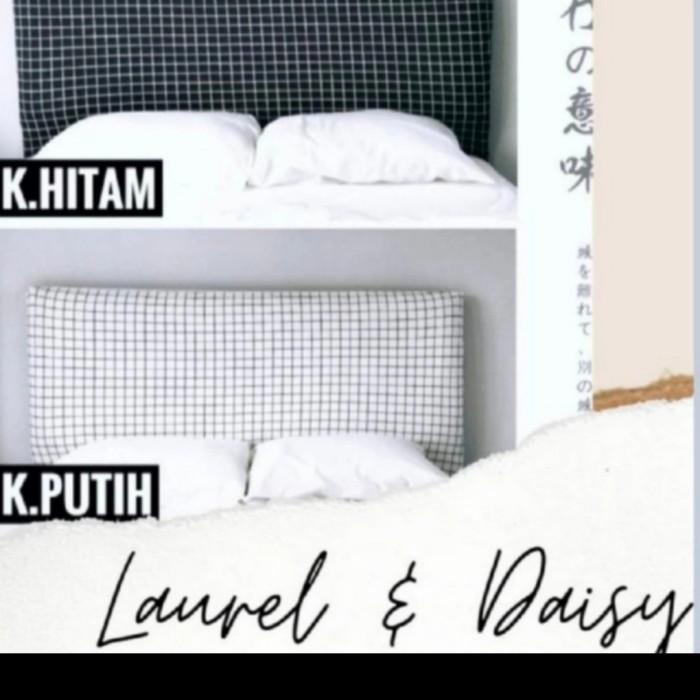 cover sandaran tempat tidur/sarung sandaran tempat tidur motif elastis