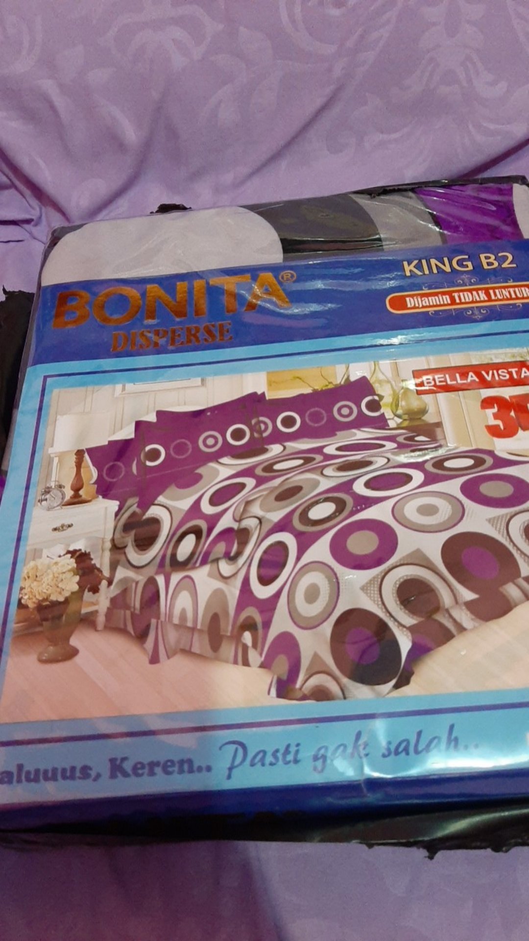 [ Bisa Cod ] Sprei / Seprai Bonita 3d Disperse - Bella Vista
