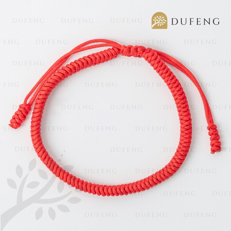 Dufeng - Gelang Fengshui Tibet Keberuntungan Merah