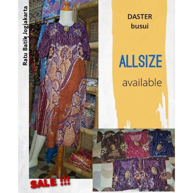 daster batik kancing / daster solo/ daster jogja