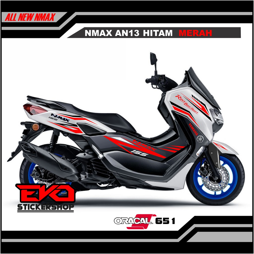 Stiker All New Nmax Putih Cutting Sticker Shopee Indonesia