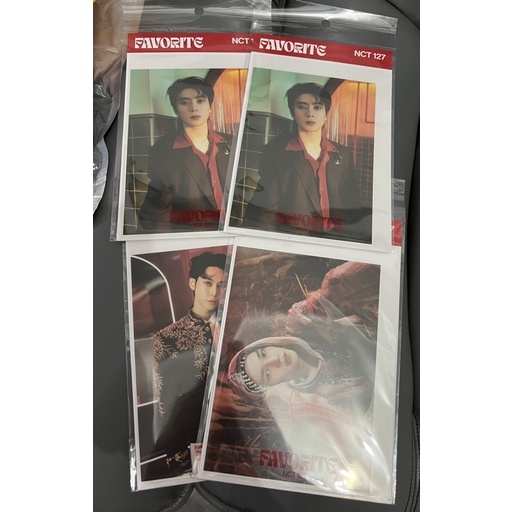 [READY STOCK] NCT 127 favorite postcard + hologram photocard pc set