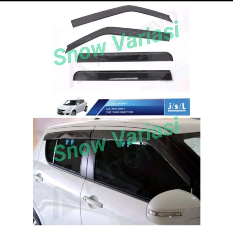 Talang air side visor injection all new swift