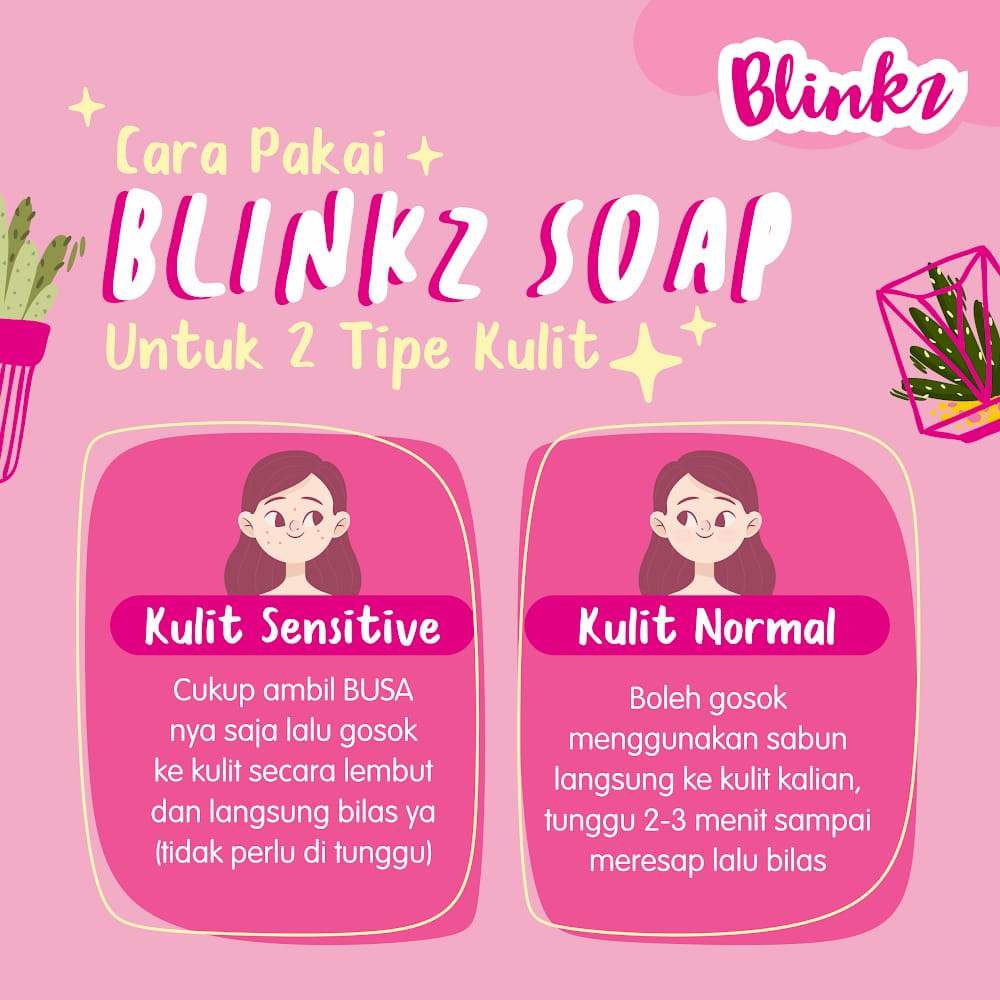 [Agen Resmi] Blinkz Soap BPOM - Sabun Pencerah Wajah dan Badan - FREE GIFT