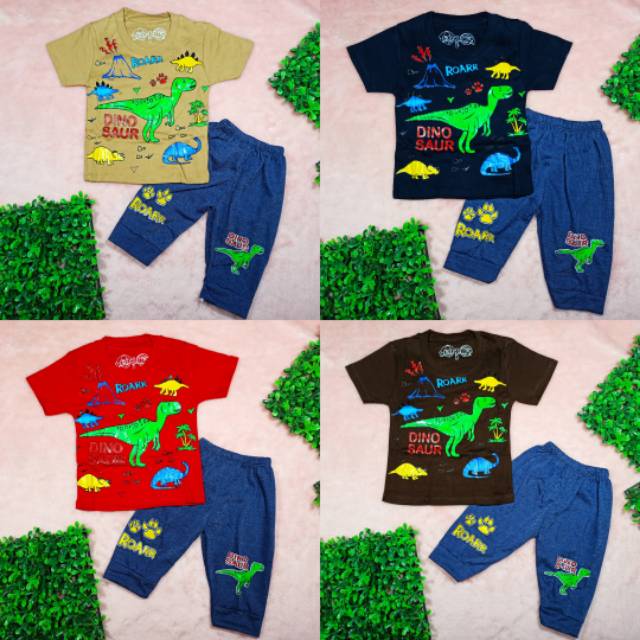 Baju Setelan Anak Laki-laki Size 0-3tahun / Pakaian Anak Cowok / Baju Harian Anak / Setelan Joger