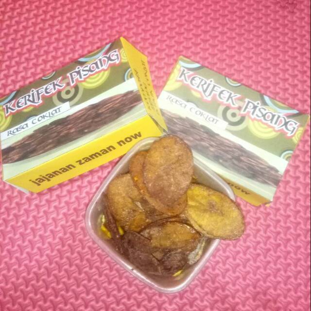 

Kripik pisang coklat