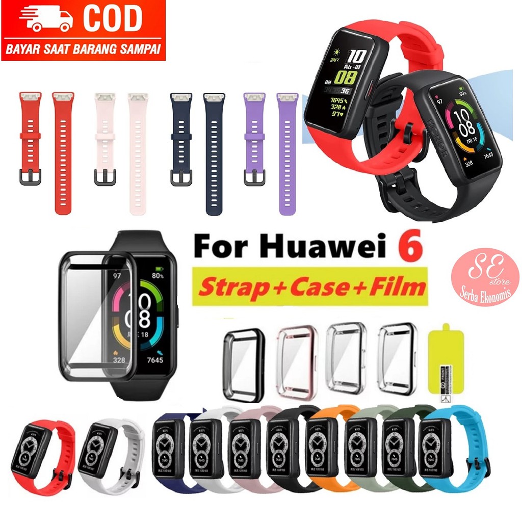 SERBA EKONOMIS STRAP HUAWEI BAND 6 STRAP POLOS HUAWEI BAND 6 HONOR BAND 6