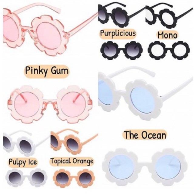 Blossom Sea Glasses/kacamata ootd/kacamata anak anak/kacamata lucu/kacamata spongebob