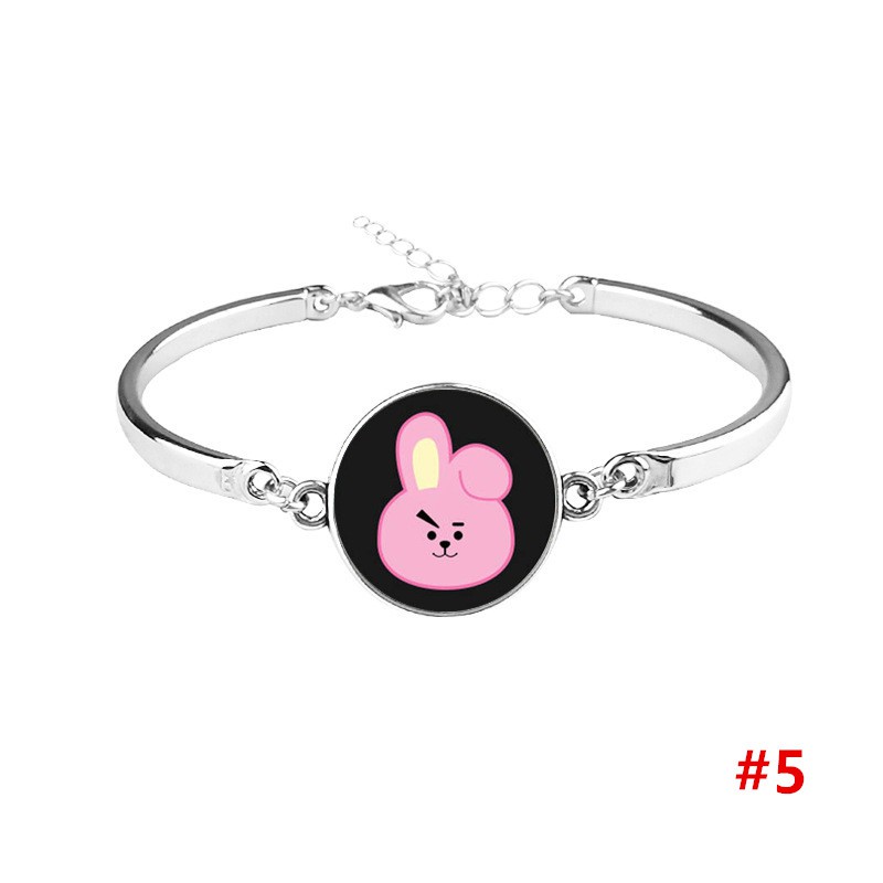 [Bayar Di Tempat]Gelang Bangle Bangle Kpop BTS Bangle Boys Warna Silver