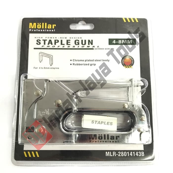 

MOLLAR PREMIUM Staples Gun Tacker 4 - 8 mm Staple Jok Tembak Hekter