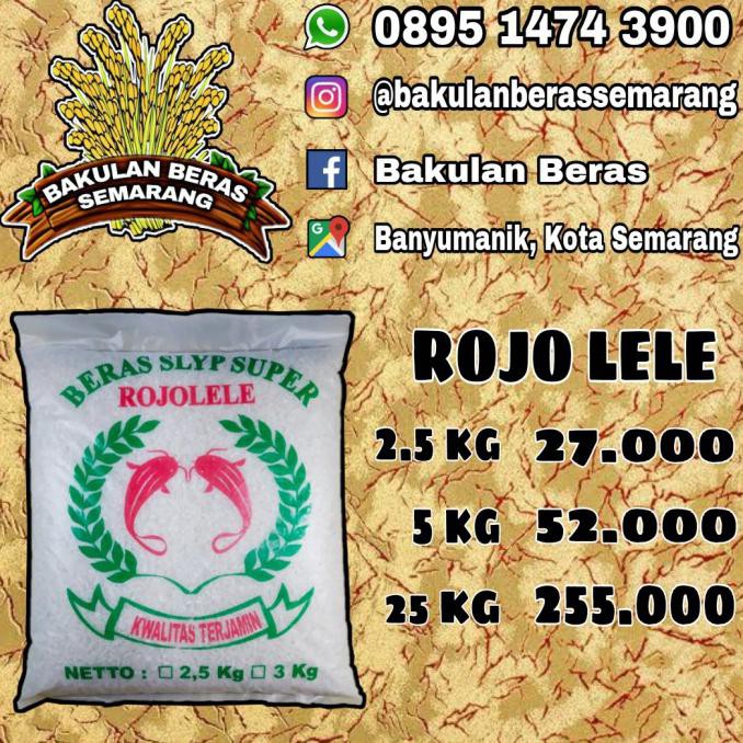 

Ready Stok BERAS SUPER RAJA LELE/ROJO LELE 5 KG Terlaris