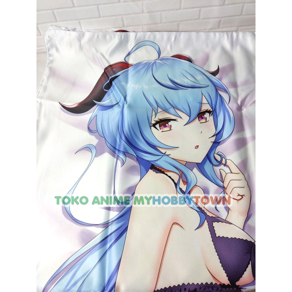 Sarung Bantal Anime Dakimakura Genshin Impact : Ganyu Sexy