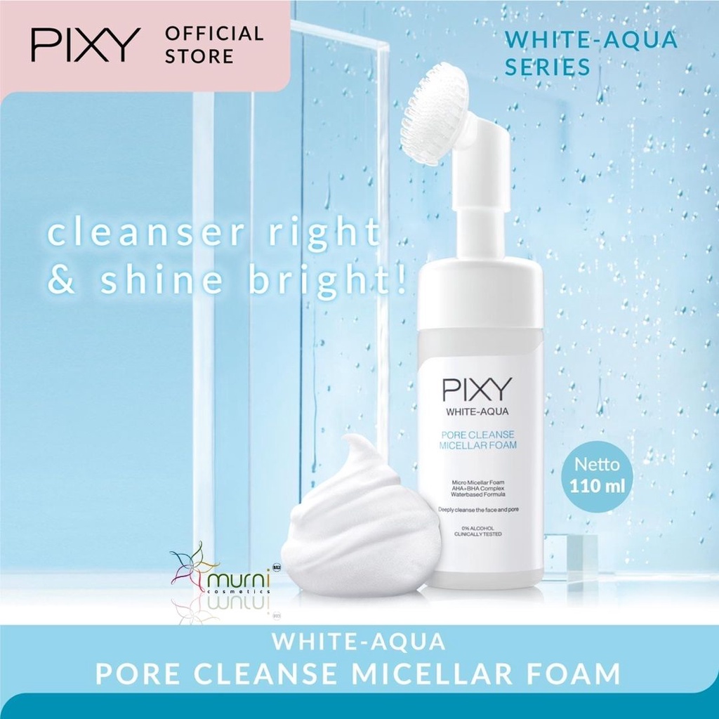 PIXY WHITE-AQUA PORE CLEANSE MICELLAR FOAM