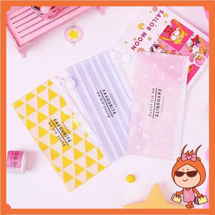 

Reseller Welcome - S656 Tempat Pensil Transparan / Tempat Pensil Zipper / Zipper Bag Multifungsi