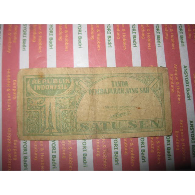 Uang 1 Sen Ori 1945 iklan h266