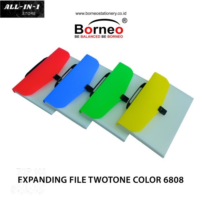 

Borneo Expanding File Folio 6808 Two Tone Colors